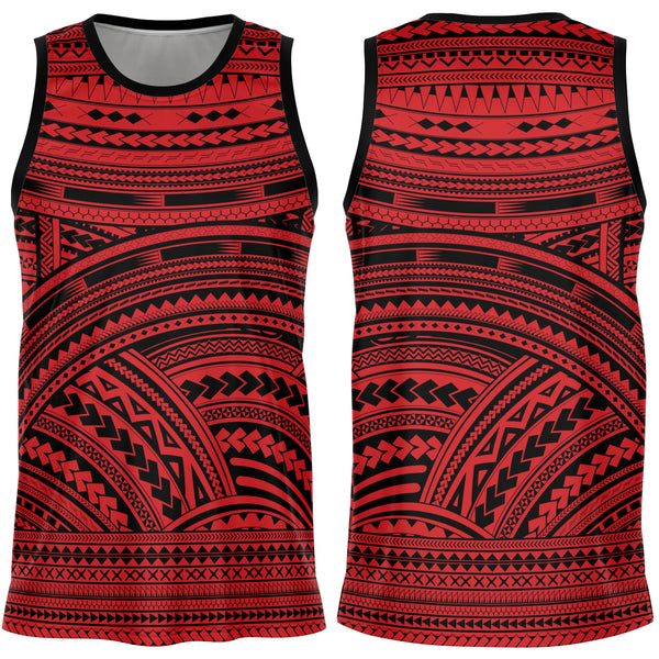 Polynesian Tribal 2 Basketball Jersey