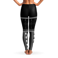 Polynesian Design Leggings Samoan Malu Tattoo-Leggings - AOP-Atikapu