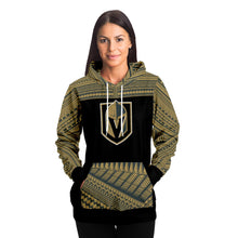 Polynesian Design Pullover Hoodie - Vegas Golden Knights-Fashion Hoodie - AOP-Atikapu