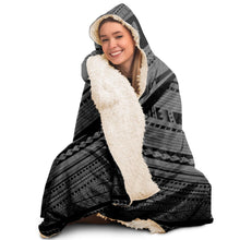 Polynesian Design Hooded Blanket 4-Hooded Blanket - AOP-Atikapu