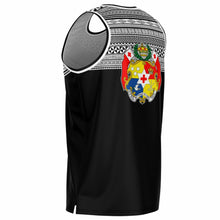Tonga Basketball Jersey Black White