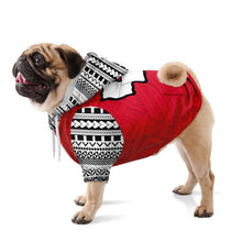 Kansas City Chiefs Dog Hoodies-Athletic Dog Zip-Up Hoodie - AOP-Atikapu