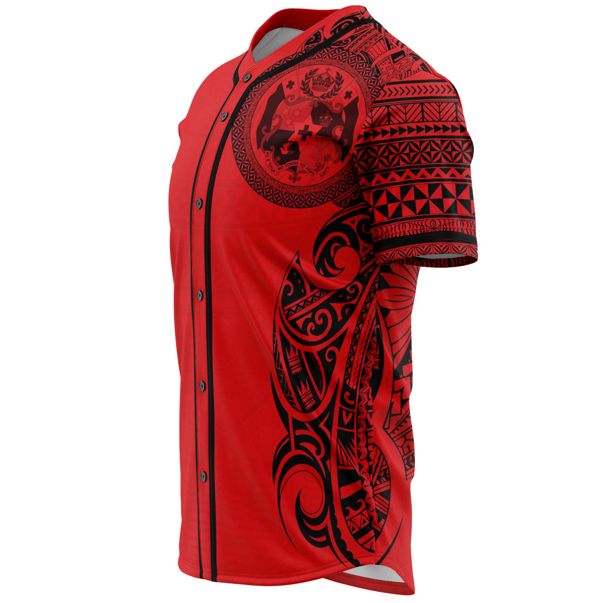 Mate Ma'a Tonga Baseball Jersey Leimatu'a Bulls Creative Style  Red
