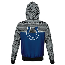 Polynesian Design Pullover Hoodie - Indianapolis Colts-Fashion Hoodie - AOP-Atikapu
