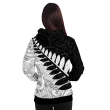 Maori Silver Fern Hoodies-Fashion Hoodie - AOP-Atikapu