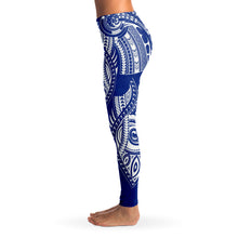 Mix Polynesian Design Leggings-Leggings - AOP-Atikapu
