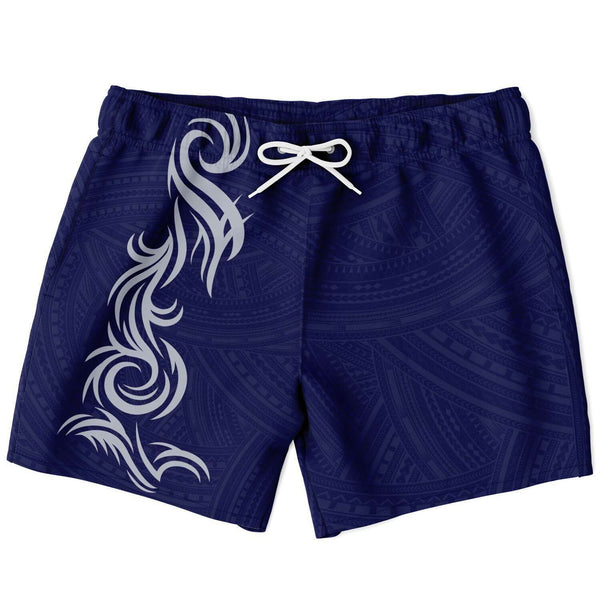 Polynesian Design Swim Trunks - Atikapu 00307-Swim Trunks Men - AOP-Atikapu