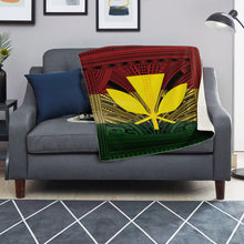 Kanaka Maoli Hawaii Microfleece Blanket-Premium Microfleece Blanket - AOP-Atikapu