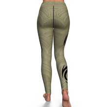 Polynesian Design Camouflage High Waist Leggings-Yoga Leggings - AOP-Atikapu