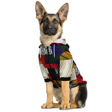 Polynesian Design Retro Patchwork Dog Hoodie - Atikapu 00247-Fashion Dog Zip-Up Hoodie - AOP-Atikapu