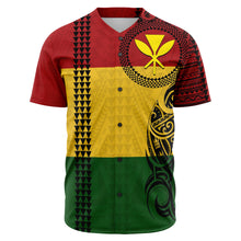 Kanaka Maoli Hawaii Shirt - Hawaii Baseball Jersey-Baseball Jersey - AOP-Atikapu