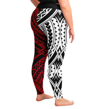 Polynesian Design Plus Size Leggings Atikapu 00280-Plus Size Legging - AOP-Atikapu