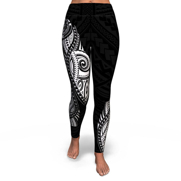 Polynesian Design 00264 High Waist Leggings-Yoga Leggings - AOP-Atikapu