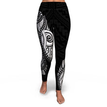 Polynesian Design 00264 High Waist Leggings-Yoga Leggings - AOP-Atikapu