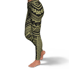 Polynesian Design 00260 High Waist Leggings-Yoga Leggings - AOP-Atikapu