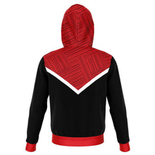 Polynesian Design Hoodies Red/Black - Atikapu 00318-Fashion Hoodie - AOP-Atikapu