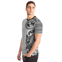 Sila Tonga T-shirt Black and White-T-shirt-Atikapu
