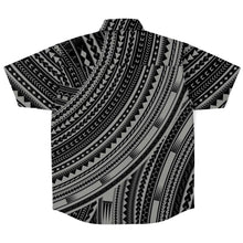 Polynesian Design Collar Shirt Atikapu 00320