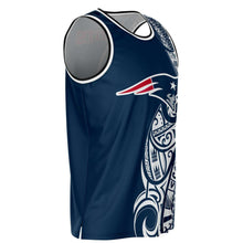 New England Patriots Basketball Jerseys Blue