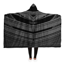 Polynesian Design Hooded Blanket 4-Hooded Blanket - AOP-Atikapu