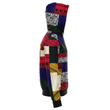 Polynesian Design Retro Patchwork Zip Hoodies - Atikapu 00247-Athletic Zip-Up Hoodie - AOP-Atikapu