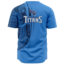 Tennessee Titans Baseball Jerseys - Polynesian Design Tennessee Titans Shirts-Baseball Jersey - AOP-Atikapu