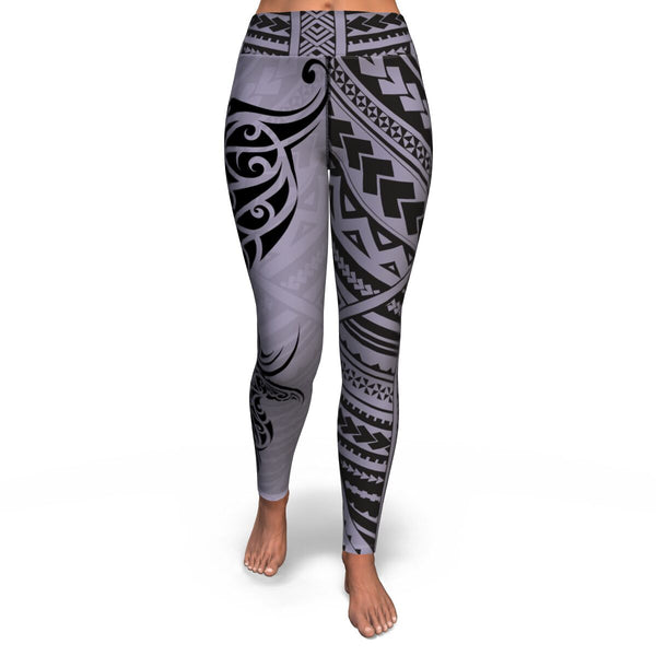 Polynesian Design 00261 High Waist Leggings-Yoga Leggings - AOP-Atikapu