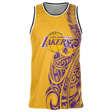 Los Angeles Lakers Basketball Jersey Gold