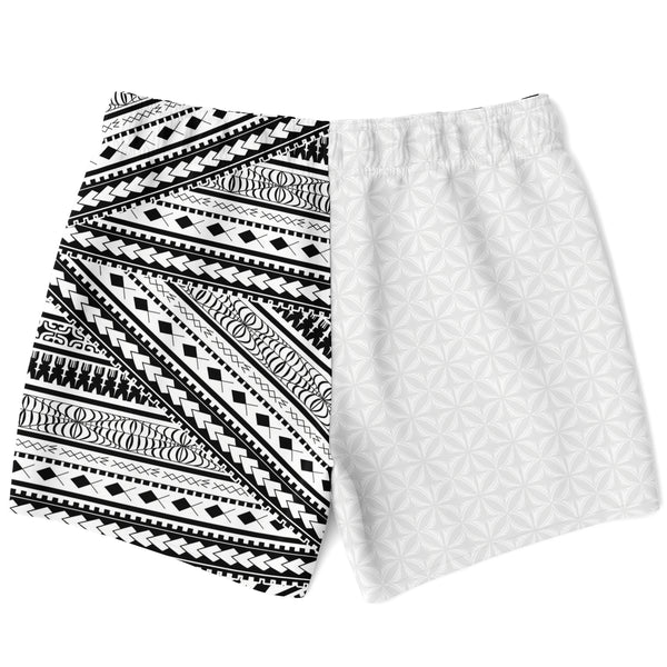 Polynesian Mix Design Men's Swim Trunks-Swim Trunks Men - AOP-Atikapu