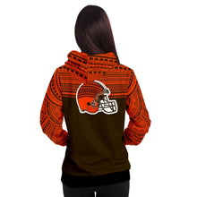 Polynesian Design Pullover Hoodie - Cleveland Browns-Fashion Hoodie - AOP-Atikapu