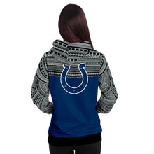 Polynesian Design Pullover Hoodie - Indianapolis Colts-Fashion Hoodie - AOP-Atikapu