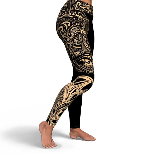 Polynesian Design 00258 High Waist Leggings-Yoga Leggings - AOP-Atikapu