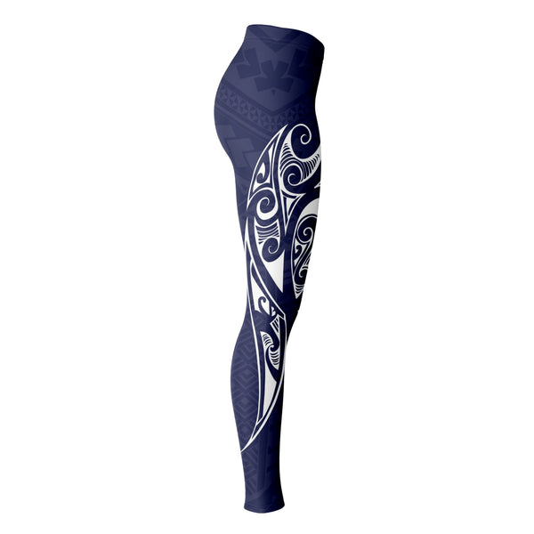 Polynesian Design Leggings Atikapu 00264-Leggings - AOP-Atikapu