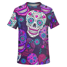 Skull Flower T-shirts-T-shirt-Atikapu