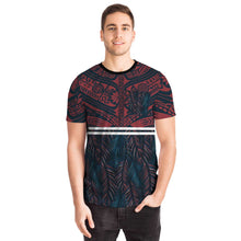 Polynesian Leaves Pocket T-shirts 2-Pocket T-shirt-Atikapu