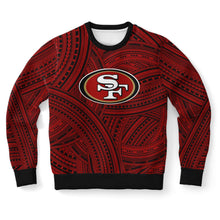 San Francisco 49ers Sweatshirts - Polynesian Design Sweatshirts-Fashion Sweatshirt - AOP-Atikapu