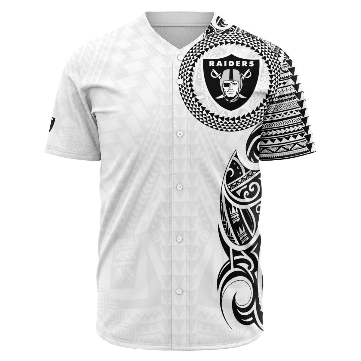 Oakland Raiders NFL Baseball Jersey Shirt –