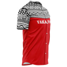 Vaka Papa Shirt - Red-Baseball Jersey - AOP-Atikapu
