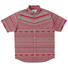 Polynesian Pattern Collar Shirt Atikapu 00296-Short Sleeve Button Down Shirt - AOP-Atikapu