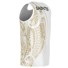 New Orleans Saints Basketball Jersey White
