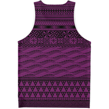 Polynesian design Purple Style Tanktop-Unisex Tank Top - AOP-Atikapu