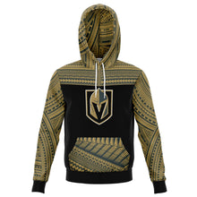 Polynesian Design Pullover Hoodie - Vegas Golden Knights-Fashion Hoodie - AOP-Atikapu