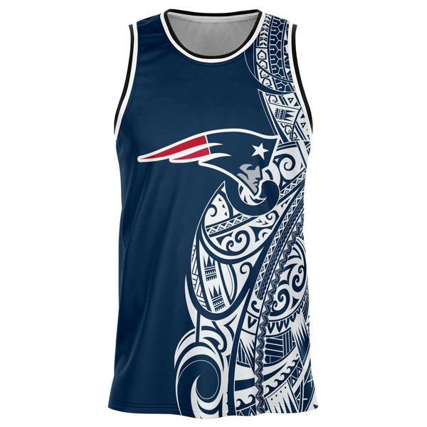 New England Patriots Basketball Jerseys Blue
