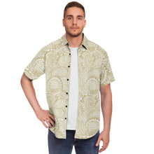 Polynesian Design Collar Shirt Atikapu 00286-Short Sleeve Button Down Shirt - AOP-Atikapu