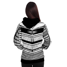 Atikapu Black Pullover Hoodie-Fashion Hoodie - AOP-Atikapu