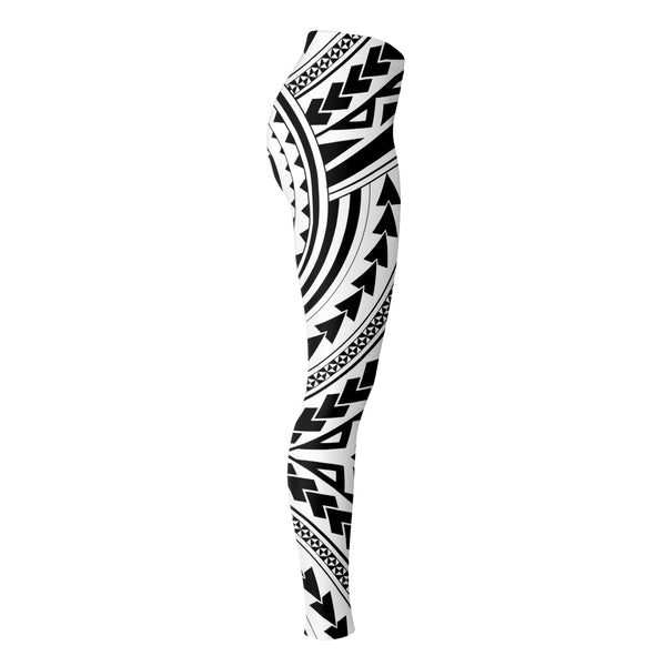 Polynesian Design Leggings Atikapu 00253-Leggings - AOP-Atikapu