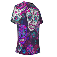 Skull Flower T-shirts-T-shirt-Atikapu