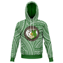 Liahona High School Hoodies Green/White-Fashion Hoodie - AOP-Atikapu