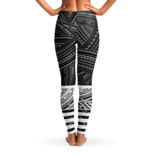 Polynesian Design Leggings Atikapu Grey-Leggings - AOP-Atikapu