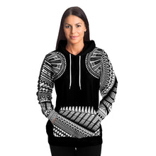 Atikapu Black Pullover Hoodie-Fashion Hoodie - AOP-Atikapu